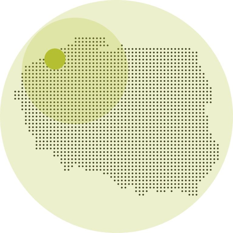 mapa obszar dzialania