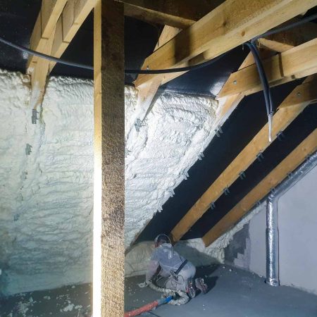 dom jednorodzinny kolobrzeg ocieplenie dachu piana pur 3