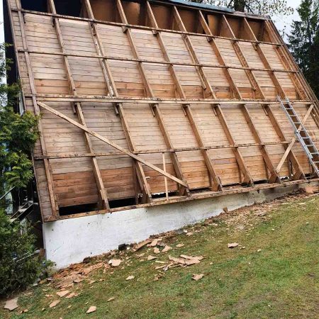 domek porost ocieplenie dachu piana pur 2