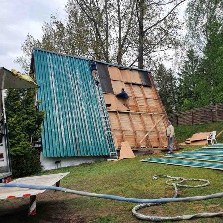 domek porost ocieplenie dachu pur 2