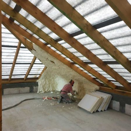 inwestycja jablonna ocieplenie poddasza piana